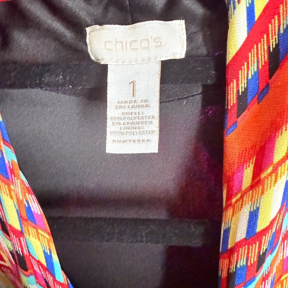 Vibrant geometric maxi dress Size 1 - Picture 7 of 8
